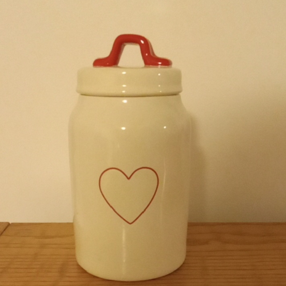 Rae Dunn Heart Canister